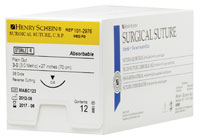 (image for) 3-0 Surgical Suture - Plain Gut - C-6 - 27" - Absorbable