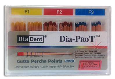 (image for) Dia-Pro T - Gutta Percha Points - F1, F2 and F3