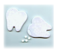 (image for) Tooth Shaped Container with Sugarfree Mints