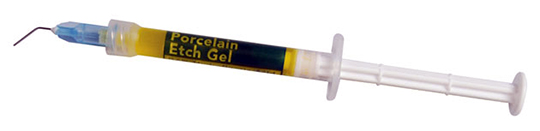 (image for) Porcelain Etch Gel - 9.6% Hydrofluoric Acid - Refill Syringe