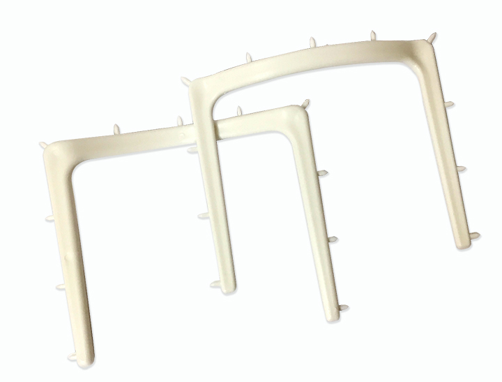 (imagen para) Arco de Young para Dique de Goma - Plastico Blanco - 5"x5"