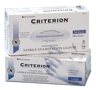 (imagen para) Criterion - Guantes de Nitrilo para Examen Medico - sin Latex