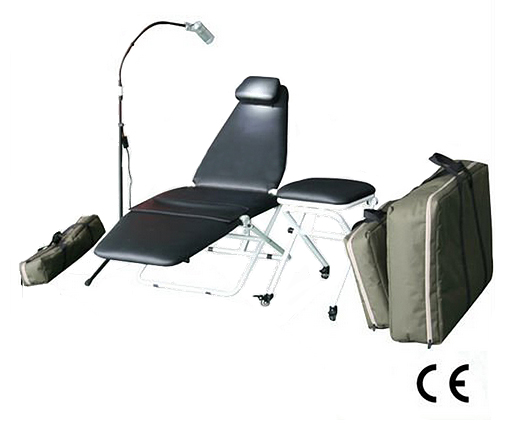 (imagen para) Silla Dental Portatil con Sillon y Lampara