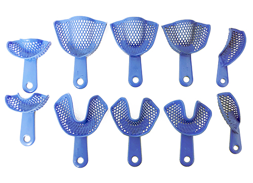 (image for) Impression Trays - Perforated - Steel and Resin Coated