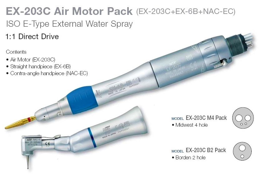 (imagen para) EX-203C - Set de Micromotor Neumatico