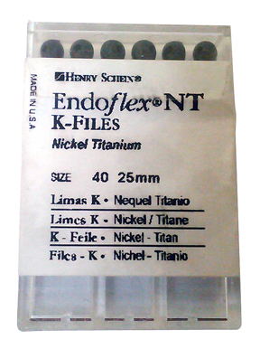 (imagen para) Limas NiTi - Henry Schein - Endoflex NT - Limas-K - 25mm