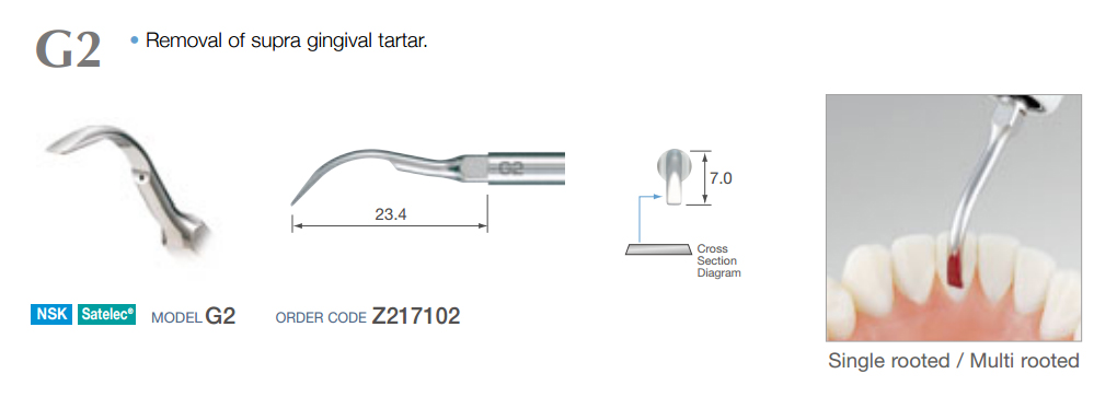 (imagen para) G6 - Punta para Escarificador Ultrasonico