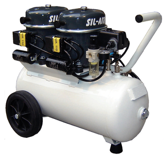 (imagen para) SilAir 100-24 - Compressor Silencioso Lubricado con Aceite