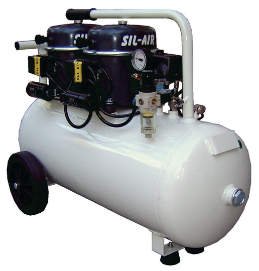 (imagen para) SilAir 100-50 - Compressor Silencioso Lubricado con Aceite