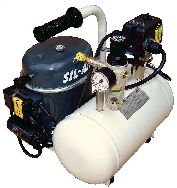 (image for) SilAir 50-6 - Oil Lubricated Silent Compressor