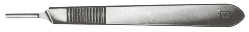 (image for) Surgical Scalpel Handle #3 - Straight - Flat