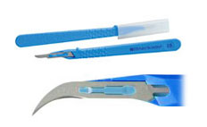 (image for) Disposable Scalpels - Plastic Handle and Steel Blade - Sterile