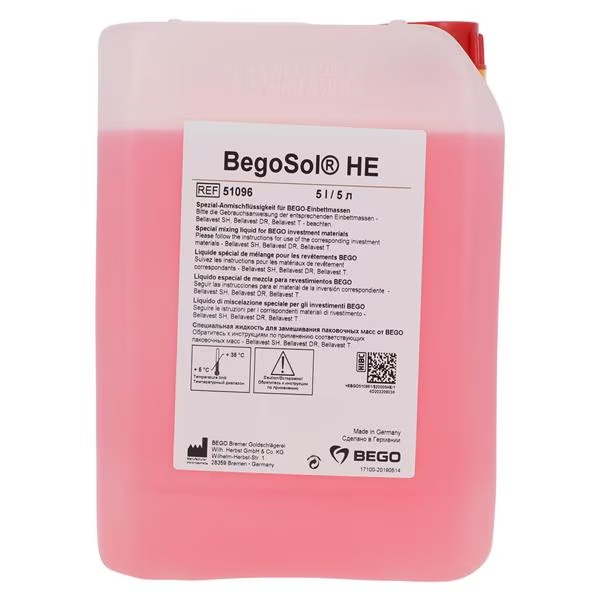 (image for) BegoSol HE Casting Investment Mixing Liquid 5Lt/Ea