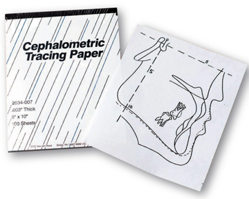 (image for) Cephalometric Acetate Tracing Paper - 100 per Box